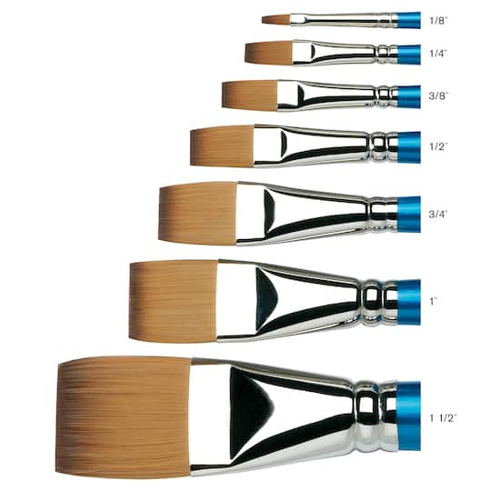 12 Pack: Cotman Watercolour™ Short Handle One Stroke Brush